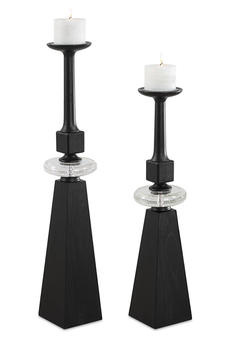 Ebon Glow, Candleholders, S/2