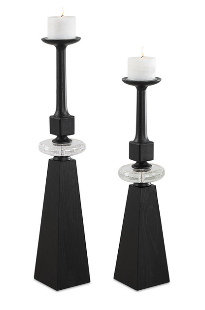 Ebon Glow, Candleholders, S/2