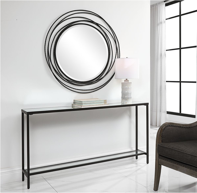 Hayley Console Table, Black