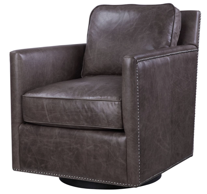 Roosevelt Swivel Chair - Smoke