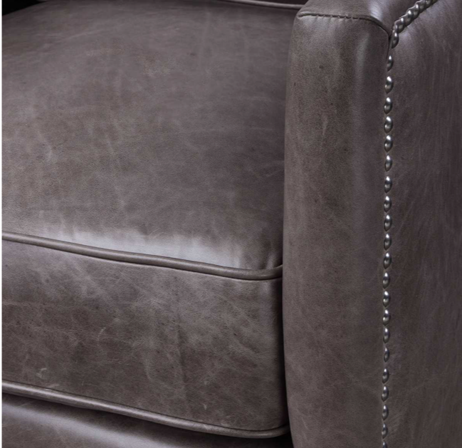 Roosevelt Swivel Chair - Smoke