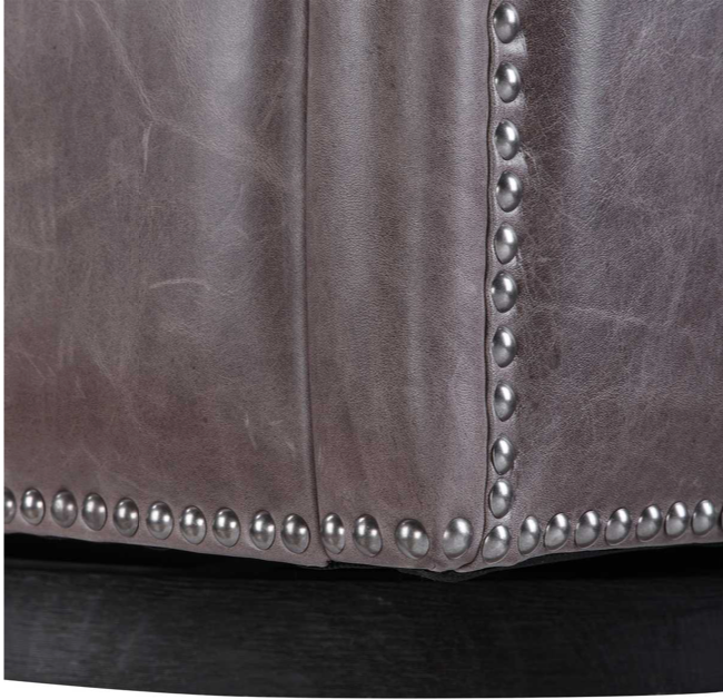 Roosevelt Swivel Chair - Smoke