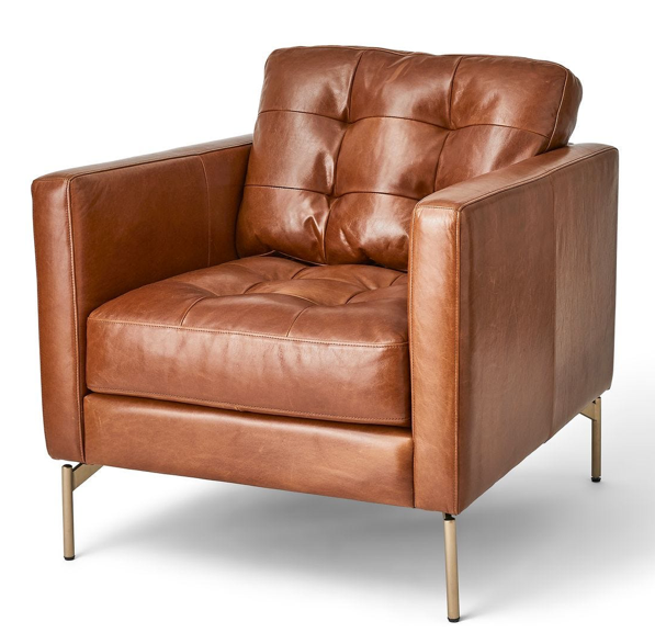 Ventura Chair - Caramel Leather