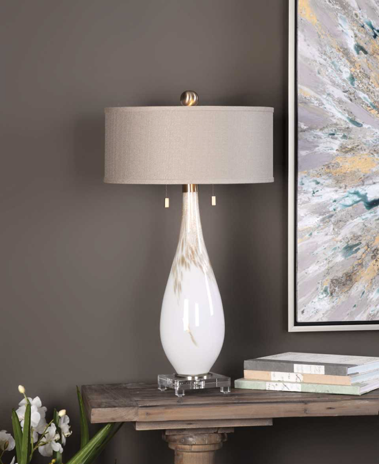 Cardoni Table Lamp, White