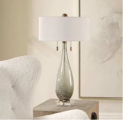 Cardoni Table Lamp, Green
