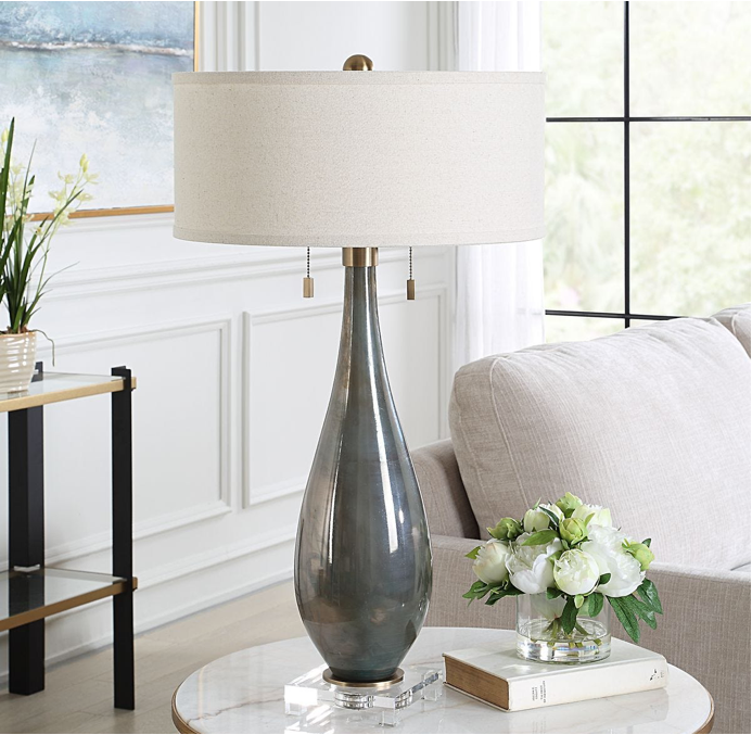 Cardoni Table Lamp, Bronze