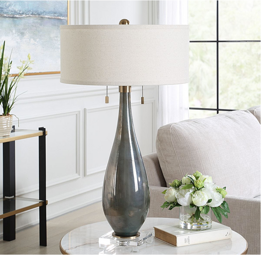 Cardoni Table Lamp, Bronze