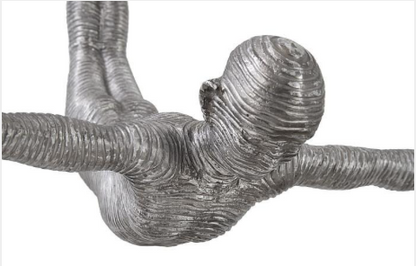 Diving Wall Sculpture, Aluminum, Small