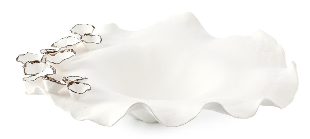 Rippling Porcelain Bowl, Large