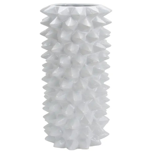 White Spike Vase