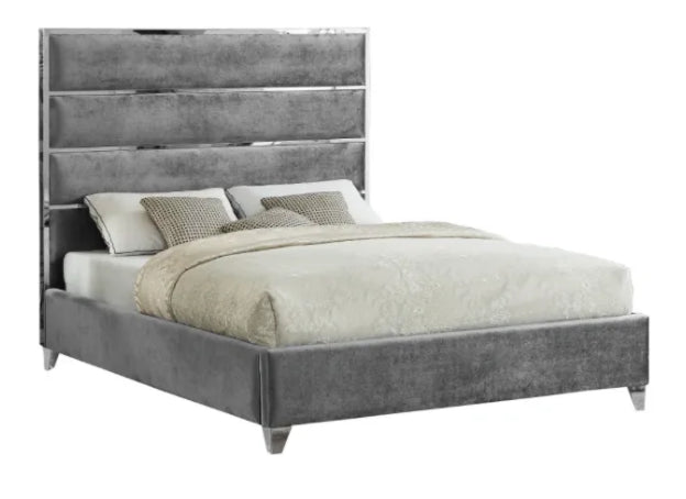 Zumi velvet king bed