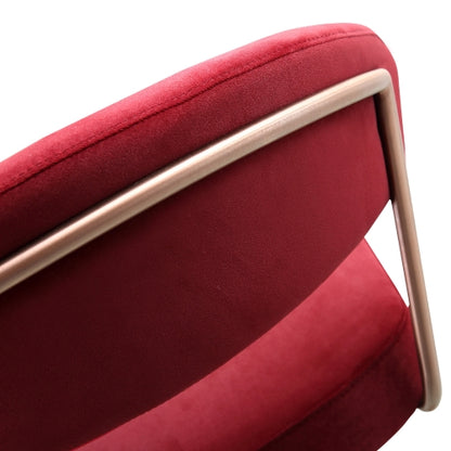 Rizzy Red Adjustable Barstool Set of 2