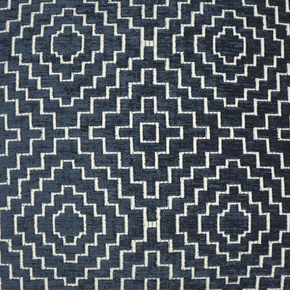 D.V. Kap Tile-Indigo Pillow