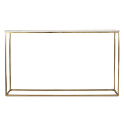 Classic White Marble Console