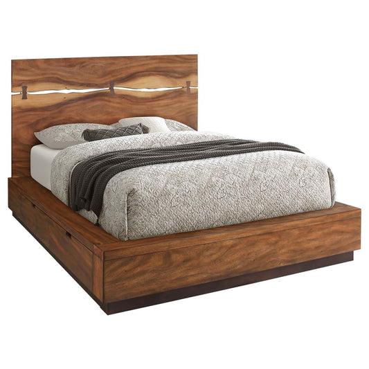 Canter Walnut Storage bed