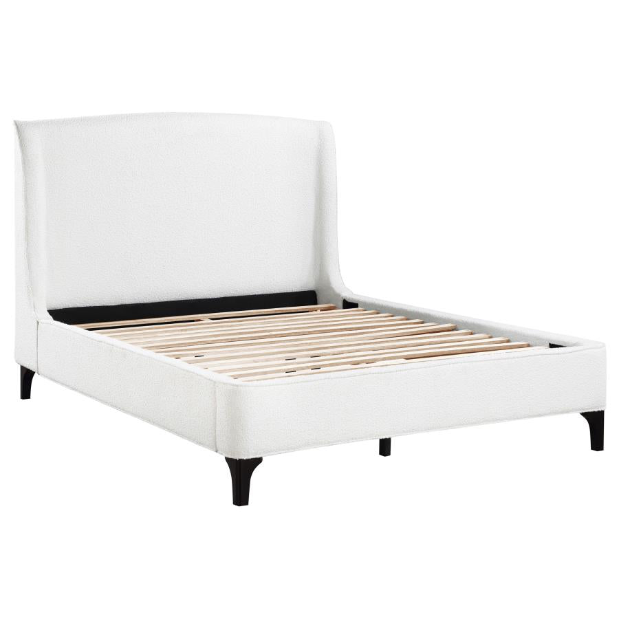 Manley Wingback Upholstered Bed
