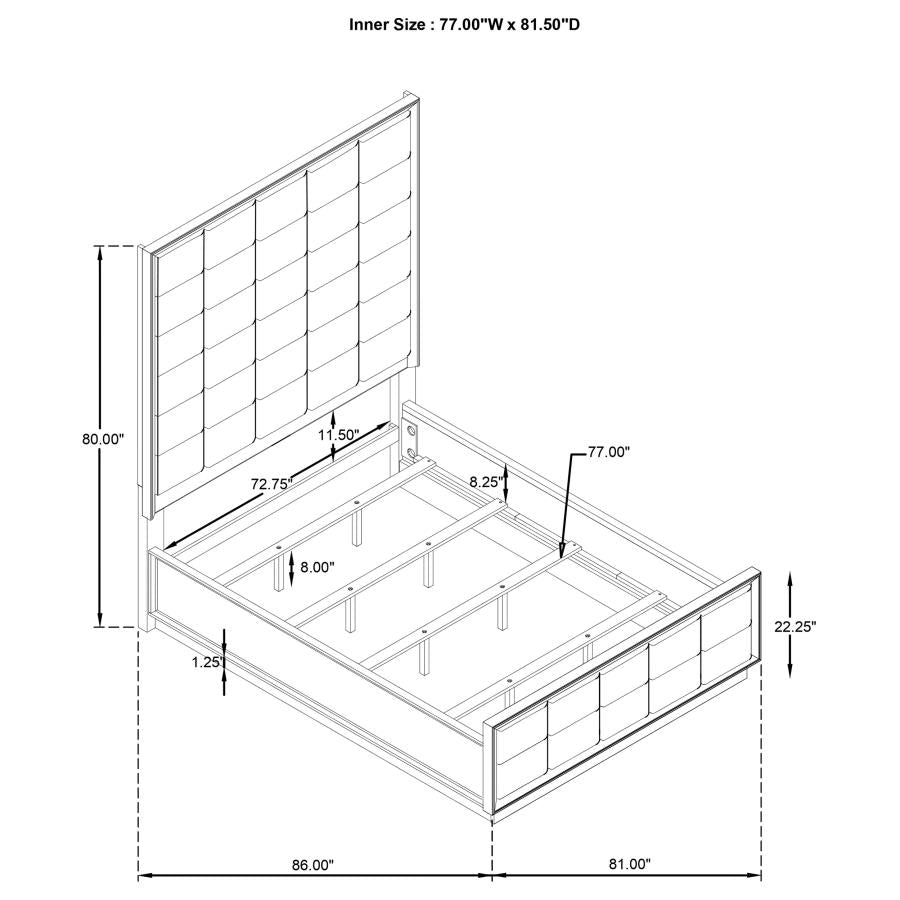 Astria Oak Bed