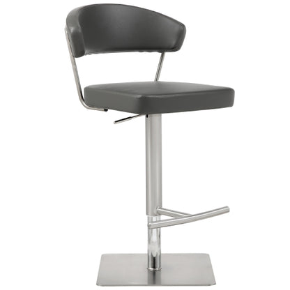 Valencia Dark GreyAdjustable Barstool Set of 2