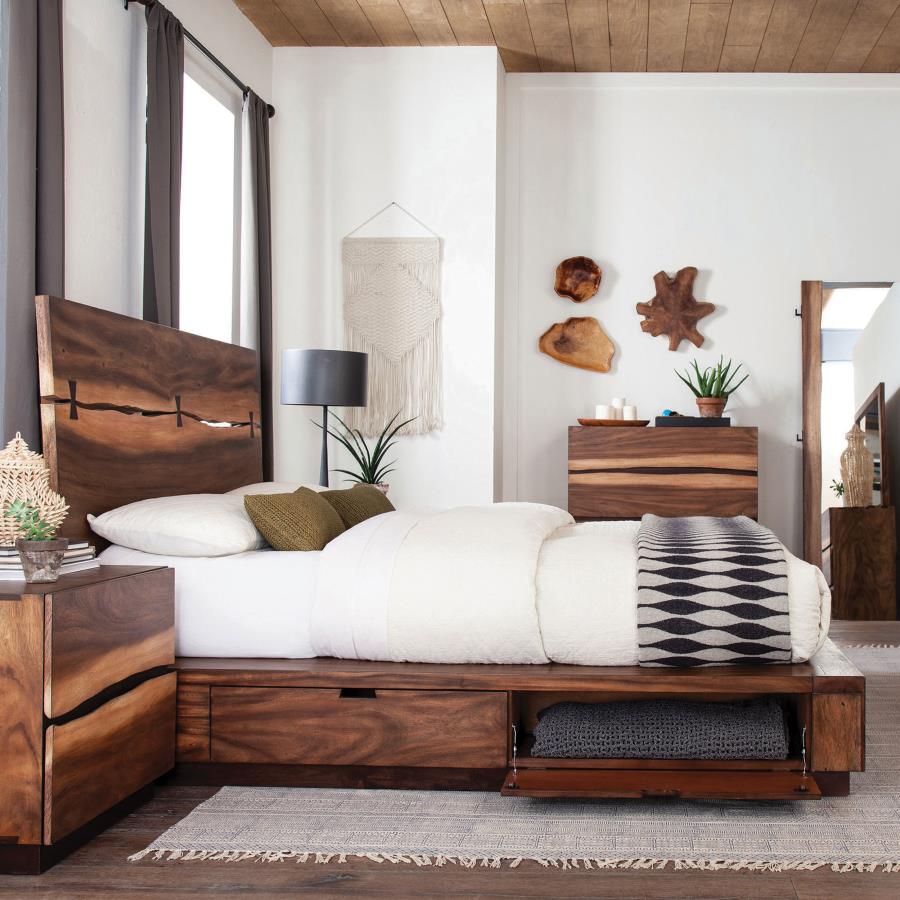 Canter Walnut Storage bed