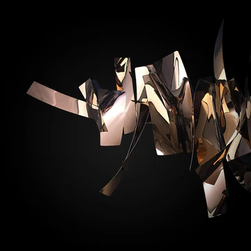 Spectrum Metal Wall Art Rose Gold