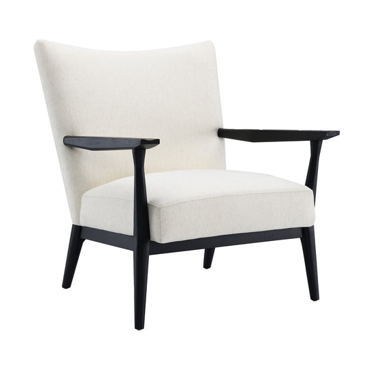 Cabo White & Black Accent Chair
