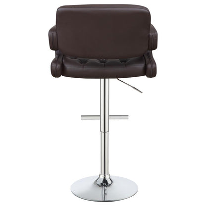 Balister Brown Adjustable Barstool Set of 2