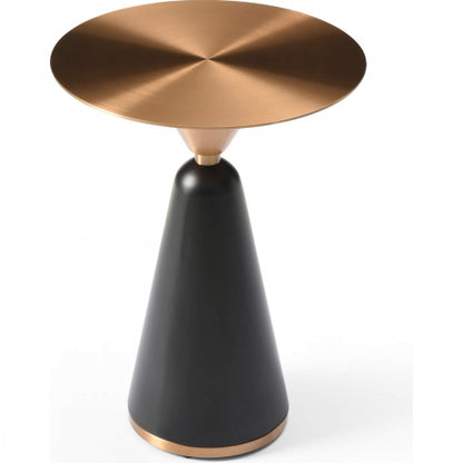 Zora Side Table in Brushed Brass
