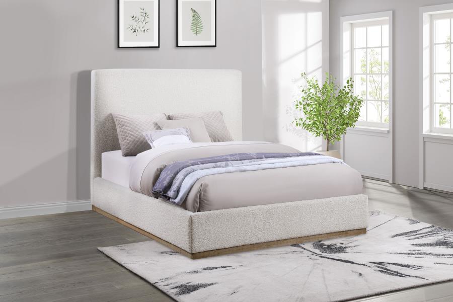 Boxy Upholstered Bed
