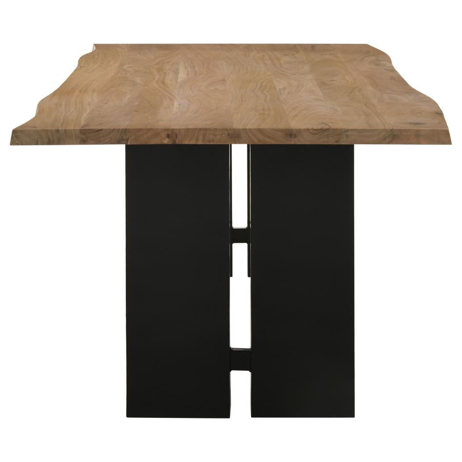 Drexel Acacia Live Edge Wood Dining Table