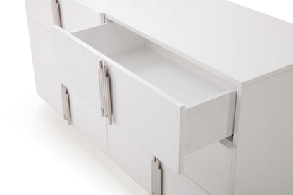 White & Silver Dresser