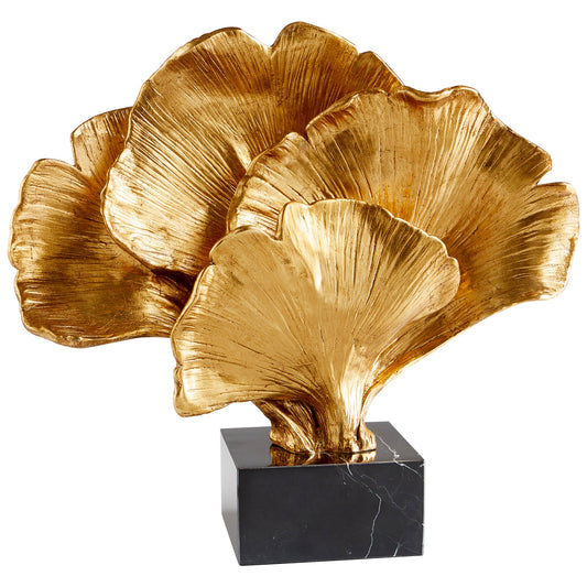 Gilded Bloom Sculpture | Gold