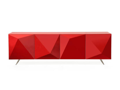 Siena Red Hi Gloss Buffet