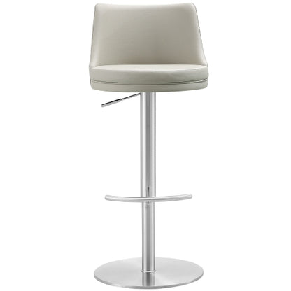 Bennett Light Grey Adjustable Barstool Set of 2