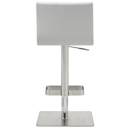 Hester White Adjustable Barstool Set of 2