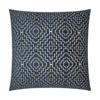 D.V. Kap Tile-Indigo Pillow