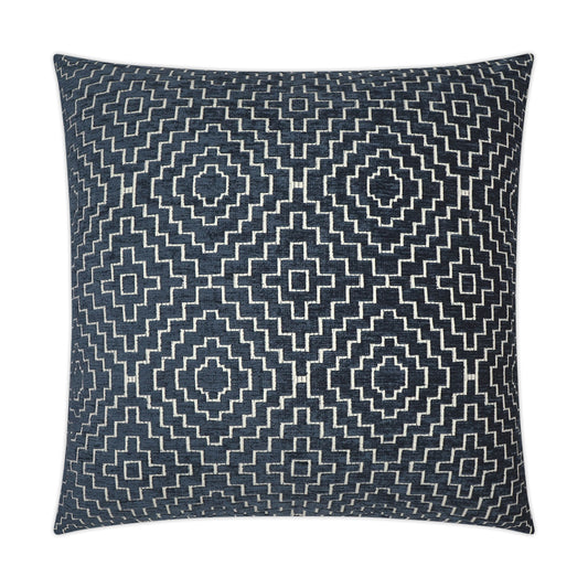 D.V. Kap Tile-Indigo Pillow