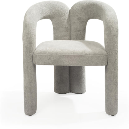 Mirage Grey Boucle Dining Armchair Set of 2