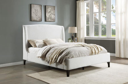 Manley Wingback Upholstered Bed