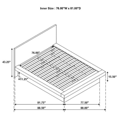 Led Panel Snow White Bed