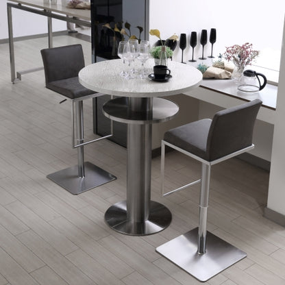 Cornwell Grey Adjustable Barstool Set of 2
