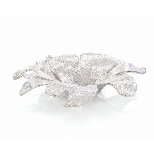 Lily Petal Bowl In Nickel