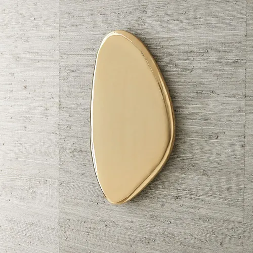 Gold Jelly Bean Wall Sculpture Small