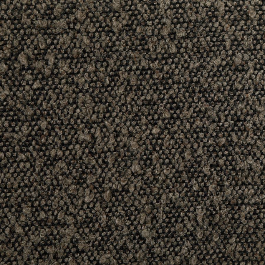 Brown Boucle Upholstered Chair