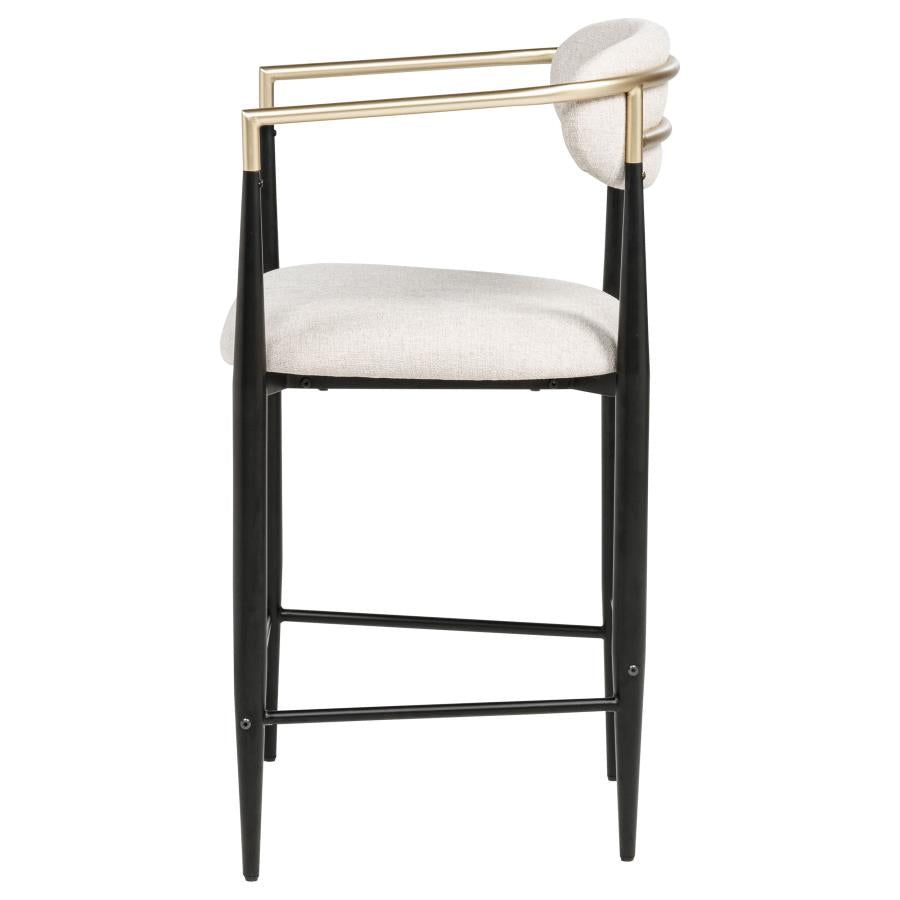 Taylor Fabric Upholstered Counter / Barstool Set of 2