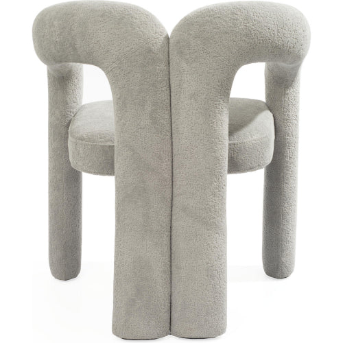 Mirage Grey Boucle Dining Armchair Set of 2