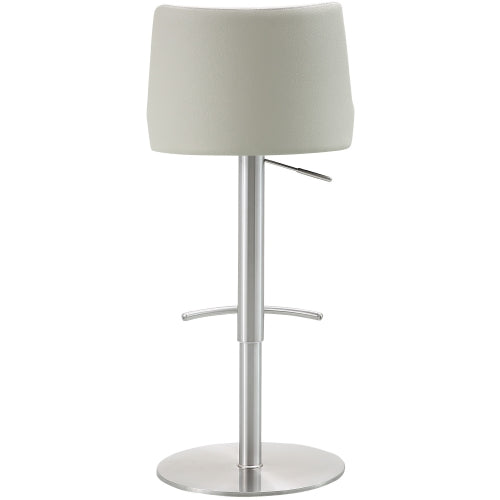 Bennett Light Grey Adjustable Barstool Set of 2