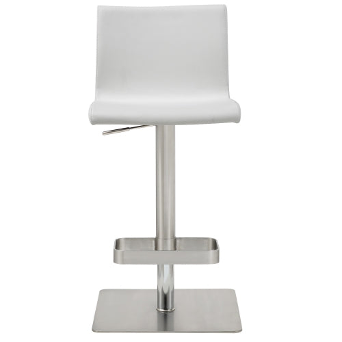 Hester White Adjustable Barstool Set of 2