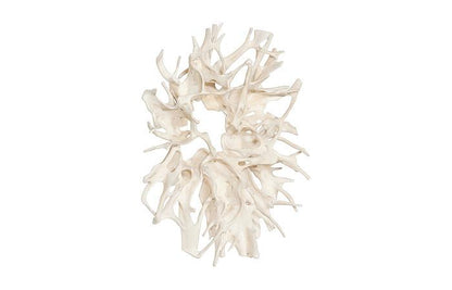 Cast Root Wall Decor, Faux Bleached
