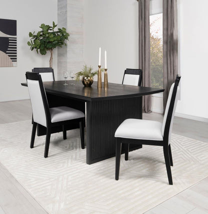 Randell 100-INCH EXTENSION LEAF  Dining Table - Black