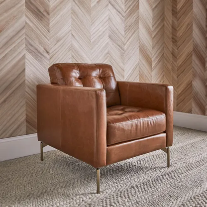 Ventura Chair - Caramel Leather